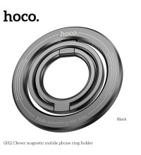 Hoco GH2 Clever magnetic ring holder, grey