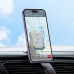 Hoco H25 Climber magnetic car holder (center console), магнитный, на панель, black&grey