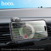 Hoco H51 Advantage Metal Ring Magnetic Car Holder , магнитный, на панель, black metal gray