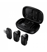 Беспроводной микрофон Hoco L26 Smart AI ENC wireless microphone, Type-C, 5-6h, black
