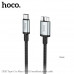Hoco US10 USB-C to microUSB3.0 data cable, 0.5m, 5Gbps, черный