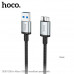 Hoco US10 USB3.0 to microUSB3.0 data cable, 0.5m, 5Gbps, черный