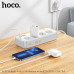 Hoco AC21 Sunlight 4-bit desktop socket (1C3A), AC 2500w, 3m, white