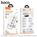 Hoco AC22 Sunlight 4-bit desktop socket EU, PD30W + USB QC3.0 18w + 2USB 5V3A, 2500w, 3m, white