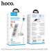 Hoco AC23 Prominent 3-position socket 2C2A EU, PD65W + USB QC3.0 18w, 2500w, 2m, white