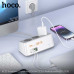 Hoco AC23 Prominent 3-position socket 2C2A EU, PD65W + USB QC3.0 18w, 2500w, 2m, white