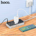 Hoco AC8A Storm 3-position socket, PD30W + USB QC3.0 18w + 2USB 5V3A, 2500w, 1.5m, black