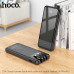 Hoco J114 10000mah Charger Power Bank, build-in C&L&M cables, black