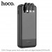 Hoco J114A 20000mah Charger Power Bank, build-in C&L&M cables, black