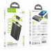 Hoco J127 Mecha 10000mah Power Bank, QC3.0, PD20w, LED, build-in C&L cables, black