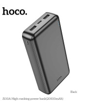 Hoco J100A High-ranking 20000mah Power Bank, black