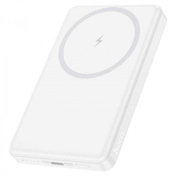Hoco J125A 10000mah Power PD20W Magnetic Wireless Charging Power Bank, white