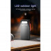 Hoco DB33 Plus Rising 30000mah Sun Solar Power Bank, 4xU+1xC, QC+PD, build-in C+L+M cables, black