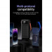 Hoco DB33 Plus Rising 30000mah Sun Solar Power Bank, 4xU+1xC, QC+PD, build-in C+L+M cables, black