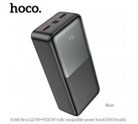 Hoco J136B 30000mah Sirui 22.5W + PD20w power bank, LED, black