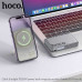 Hoco Q36A Sunlight PD20W 10000mah wireless magnetic power bank, с подставкой, Qi15W, metal grey