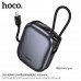 Hoco Q49 Peak PD20W 10000mah Power Bank, QC3.0, PD20w, LED, build-in C&L cables, black