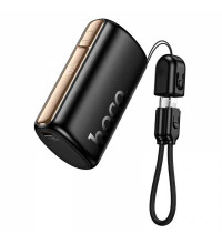 Hoco Q50 Victory PD20W 10000mah Power Bank with cable, QC3.0, PD20w, LED, black