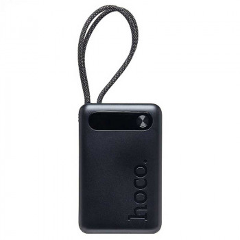 Hoco j171A Edge 22.W+PD20W 20000mah Power Bank, QC3.0, PD20w, LED, build-in C&L cables, black