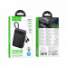 Hoco j171A Edge 22.W+PD20W 20000mah Power Bank, QC3.0, PD20w, LED, build-in C&L cables, black