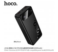 Hoco J154A 20000mah Victorious PD20W+QC3.0 22.5w Power Bank, black