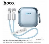 Hoco Q60 MH158 Espacio PD20W 10000mah power bank, blue