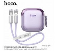 Hoco Q60 MH158 Espacio PD20W 10000mah power bank, purple
