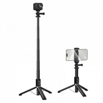 Hoco K101 Prestigio multifunctional tripod, с треногой, 0.95m, black