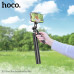Hoco K19 Soul wireless selfie stick, BT4.0, с треногой, 1.57m, black