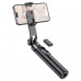 Hoco K21 Stream aluminium alloy live broadcast holder, с треногой, 1.37m, black
