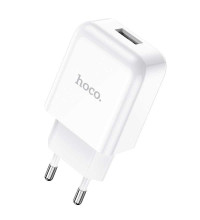 Hoco N2 2.1А Vigour single port charger (EU), 1USB, white