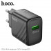 Hoco CS21A Rich single-port charger (EU), 1USB, QC3.0 18w, black