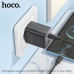 Hoco N23 Elogiado PD45w dual port (C+C) charger (EU) set, кабель USB-C to USB-C, black