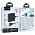 Hoco C133A Earl 6-Port PD75W Gan 3C3A charger EU, 3 USB-A + 3 USB-C, PD45w, black