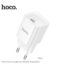Hoco C146A Charm single port PD20w Charger (EU), white