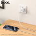 Hoco C148A Charm single port PD30w Charger (EU), white