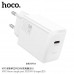 Hoco N70 Nuevo PD30w single port charger (EU), white