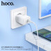 Hoco N70 Nuevo PD30w single port charger (EU), white