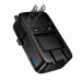 Hoco AC35 Changer 3-port (2C1A) universal ultra-thin conversion charger, 15w, black