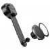 Hoco HW25 Neon magnetic wireless fast charge car holder center consol, на панель, Qi 15w, black