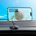 Hoco HW26 Jacques metal magnetic wireless fast charging car holder, на панель, Qi 15w, gray