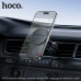 Hoco HW36 electric rotating magnetic wireless fast charging car holder, в решетку, Qi 15w, black