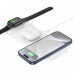 Hoco CQ5 Step 3-in-1 magnetic wireless fast charger (for iWatch), white