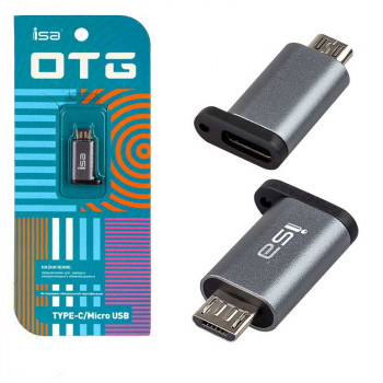ISA G-11 Type-C to Micro OTG, 3A, gray
