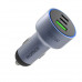 Momax UC17 MoVe 100w 3-Port (U+C+C) Car Charger, PD100w, gray