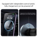 Momax CM25A Q.Mag Mount 5 Magnetic wireless charging car mount, 15w, на решетку, black
