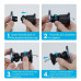 Momax CM25A Q.Mag Mount 5 Magnetic wireless charging car mount, 15w, на решетку, black