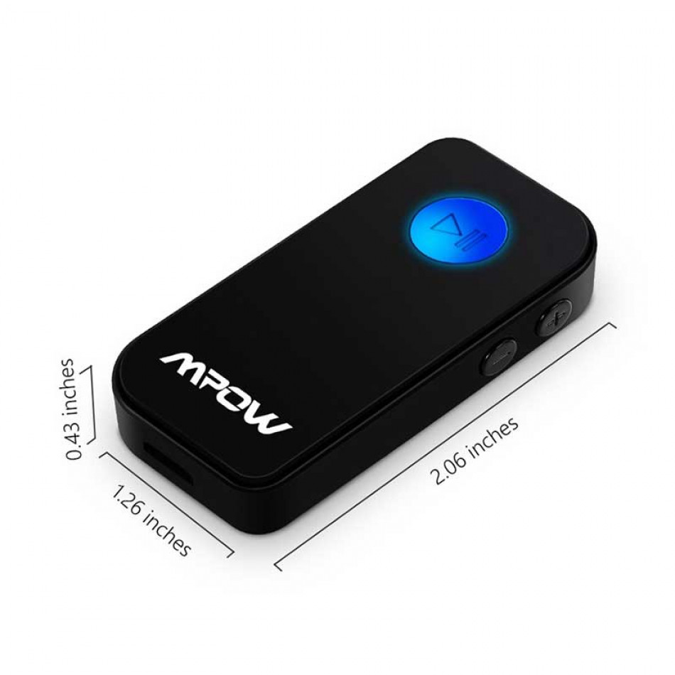 MPOW Bluetooth 4.0 Music Receiver (MPBH044AB) black