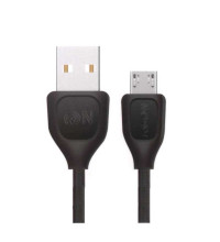FaisON Lezu microUSB, 1m, 2.1A (RC-050m) черный