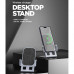 Recci RCW-30 Wireless Charger Desktop Stand, QI 15W, металлическая, grey